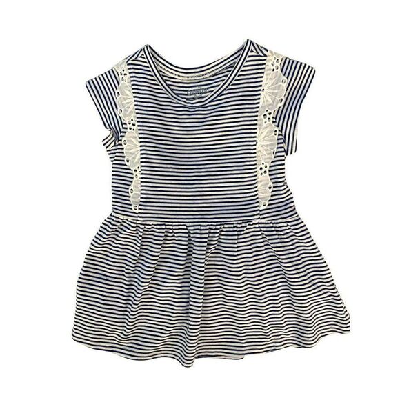 Oshkosh B'Gosh Blue/White Shirt (5) - Picture 1 of 3